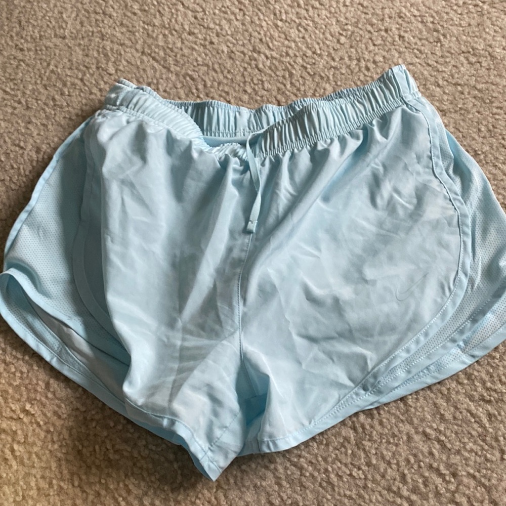 Women’s blue nike shorts size small